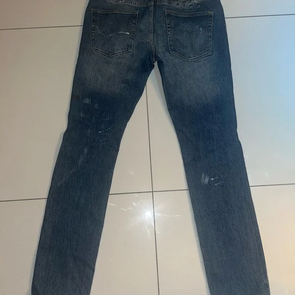 Ksubi Chitch Odyssey Denim Men's Distressed Blue Jeans Size 34